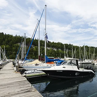 Sail boats at a dock